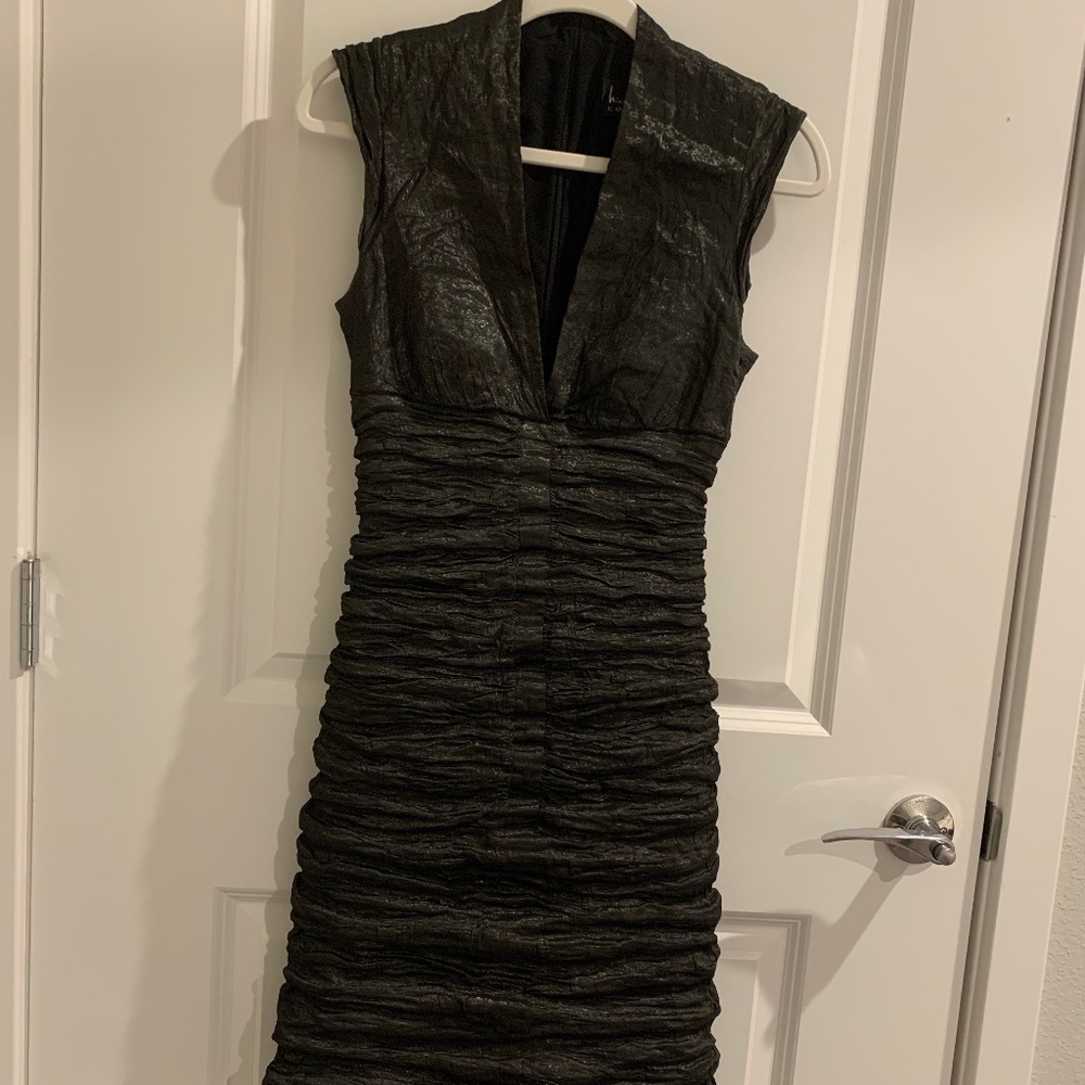 Nicole Miller Ruched Cocktail Dress